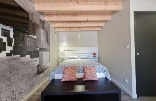 Rochetrejoux Maison | Charmant studio rénové avec mezzanine, cour privative et parking à Rochetrejoux - FR-1-426-479