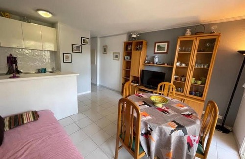 Soustons Appartement | Charmant T2 avec piscine et terrasse face au lac, parking privé, animaux acceptés - FR-1-379-55