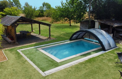 Arrou Maison | Longère de charme avec piscine chauffée couverte