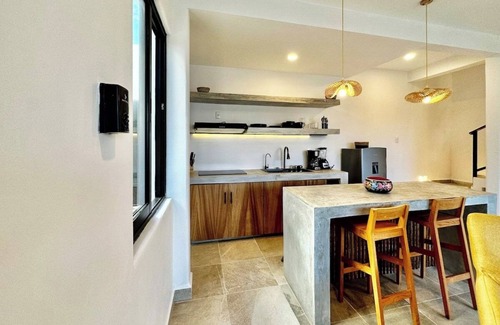 Brisas de Zicatela Maison | Charming 1-bedroom house Brisas de Zicatela with WiFi, AC, palapa,swimmingpool