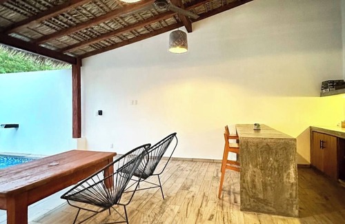Brisas de Zicatela Maison | Charming 1-bedroom house Brisas de Zicatela with WiFi, AC, palapa,swimmingpool