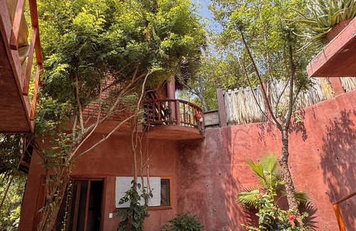 San Agustinillo Appartement | Charming 1-bedroom apartment garden and ocean view San Agustinillo with AC