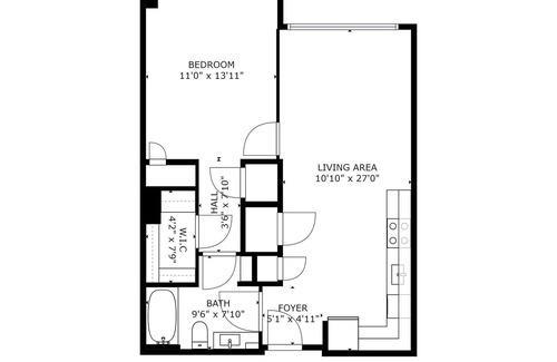 Bethesda Appartement | Charming 1BR in Bethesda with Gym & Rooftop Pool