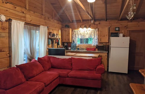Brantingham Cabine | Charming 2-bedroom on Serene Lake Cabin in Greig