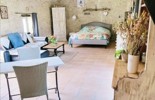 Mazeres Appartement | Charming 2-person studio. Access to swimming pool, pets allowed under certain conditions.