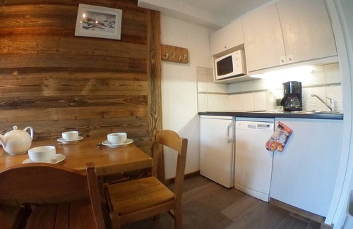 Avoriaz Appartement | Charmant 2P Cabine pour 6 avec Wifi à Avoriaz, skis aux pieds
