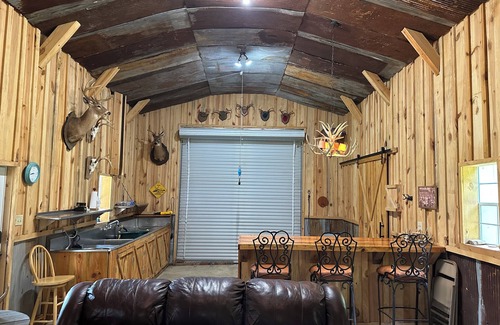 Autaugaville Cabine | Charming 3-bedroom cabin in Autaugaville with AC and Hangout Building