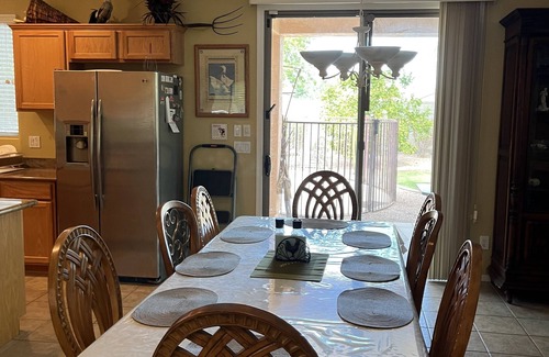 Maricopa Maison | Charming 4-Bedroom Oasis in Maricopa, Arizona with Pool, Garden & Pool Table!