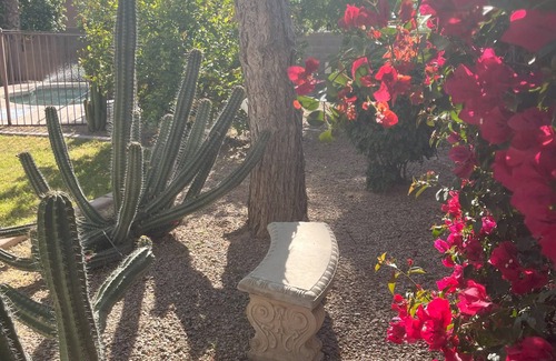 Maricopa Maison | Charming 4-Bedroom Oasis in Maricopa, Arizona with Pool, Garden & Pool Table!