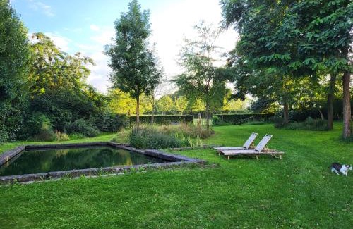 Engelmanshoven Maison | Charming and cosy ART DECO house in old historic farm with private natural pool and gardens with hiking and cycling trails nearby