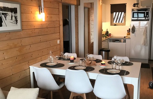 Avoriaz Appartement | Quartier Falaise. Saskia.Appart. cosy pr 6 pers. 2 vraies chambres et super-vue.