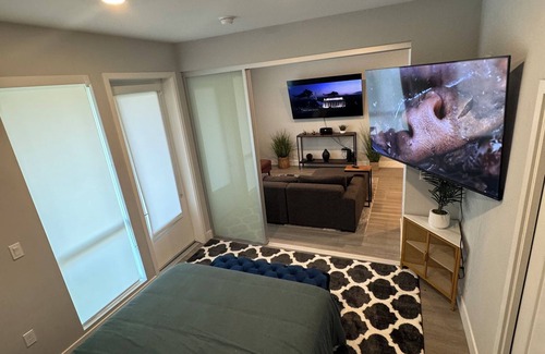 Downtown Long Beach Lit Et Petit-Déjeuner | Charming B&B with AC and fitness room in brilliant Long Beach