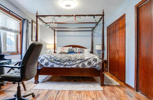 North Saint Paul Appartement | Charming Basement Stay with Workspace AC & Fire Pit