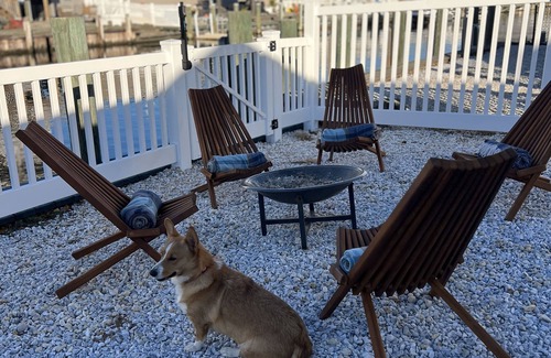 Bayville Maison | Charming Bay Home with Dock, 2-Bedroom, Fire Pit, WIFI, near Beach