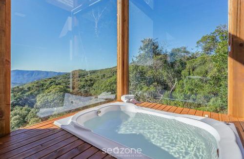 Anitapolis Maison | Charmosa cabana na serra c/jacuzzi VST014