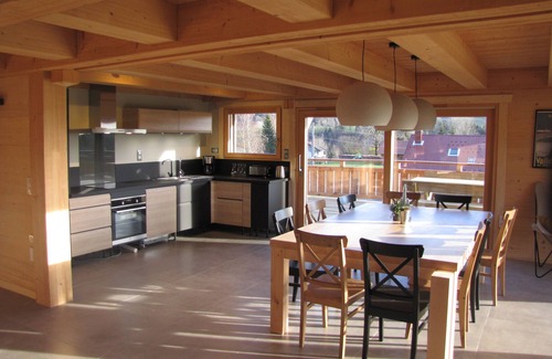 Foncine-le-Haut Chalet De Ski | Chalet de charme " les Eterles" 4 épis gite de france avec vue sur la vallée