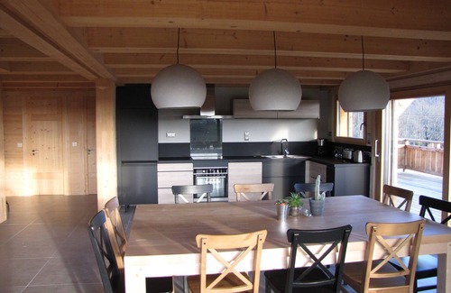 Foncine-le-Haut Chalet De Ski | Chalet de charme " les Eterles" 4 épis gite de france avec vue sur la vallée