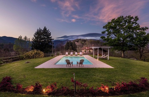 Villabuona Villa | Charming Farmhouse with Private Pool and View in Lucca