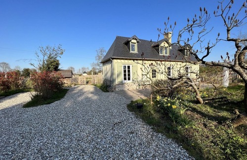 Manneville-la-Raoult Maison | Charmante et chaleureuse fermette normande restaurée au calme avec piscine