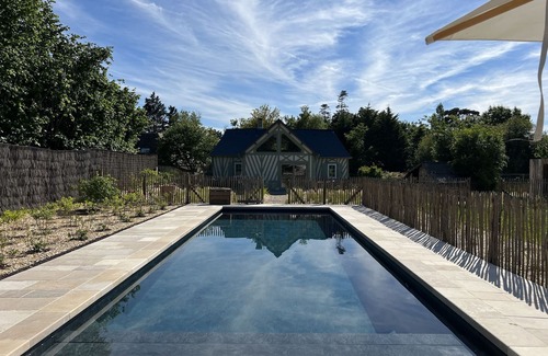 Manneville-la-Raoult Maison | Charmante et chaleureuse fermette normande restaurée au calme avec piscine