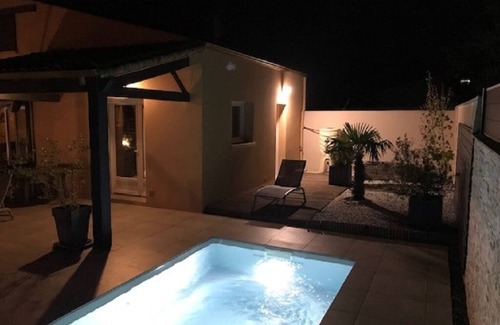 Nieul-sur-Mer Maison | Charmante Maison, Piscine à 5 min de l'océan, 10 min de La Rochelle / île de Ré