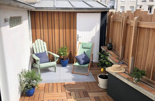 Granville Maison | Maison de charme avec terrasse, plein centre, 300 m plage, proximité gare