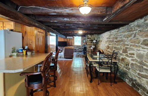Weikert Cabine | Charming re-imagined bank barn cabin.