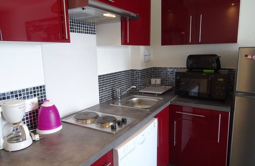 Arc-2000 Appartement | Estudio acogedor para 4 personas en el centro de Arc 2000, con balcón y acceso directo a las pistas