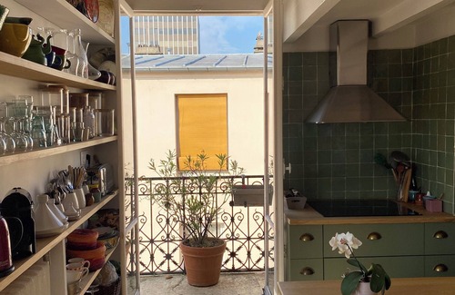 Quartier de la Salpetriere Appartement | Charmant loft duplex ensoleillé, atypique, vues sur le Panthéon et Notre-Dame