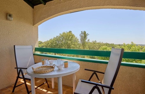 Barbotan-les-Thermes Appartement | Charming T2 with south-facing balcony and wifi in Barbotan