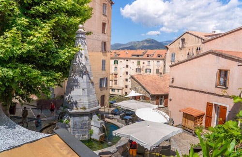 Corte Appartement | Charmant T1 plein centre Corte 13 cours paoli wifi gratuit calme lumineux