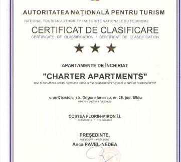 Cisnadie Appartement | Charter Apartments Costea