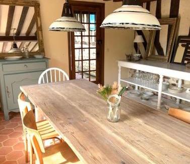 Quetteville Maison | Chaumière normande et sa dépendance, proche Deauville et Honfleur 10-12 pers