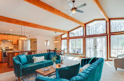 Jim Thorpe Cabine | Cheerful Cabin ~ 15 Mi to Jack Frost Ski Area