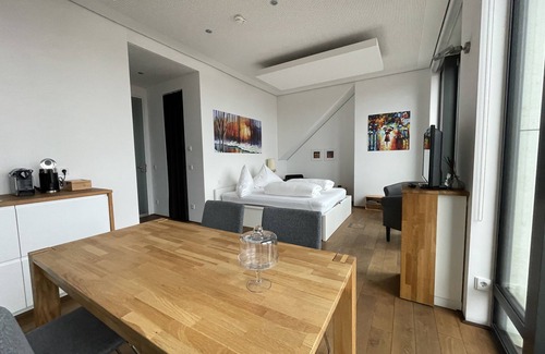 Ulm Appartement | Appartement chic dans le centre-ville avec une vue imprenable sur la cathédrale