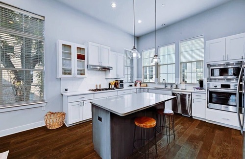 Riverside Maison | Chic ATX Home | Elevator | Minutes from Downtown