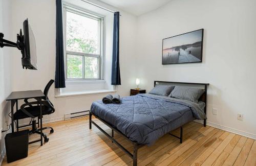 Sainte-Marie Appartement | Chic Bright Apartment with Parking Near downtown Montreal
