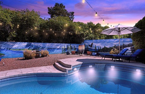 Phoenix Maison | Chic Getaway: Sparkling Pool, Outdoor Oasis, Game Room Fun, & Abundant Amenities
