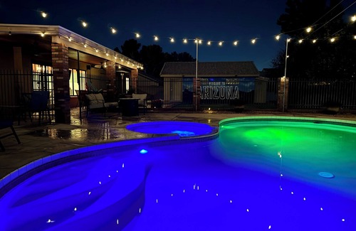 Phoenix Maison | Chic Getaway: Sparkling Pool, Outdoor Oasis, Game Room Fun, & Abundant Amenities