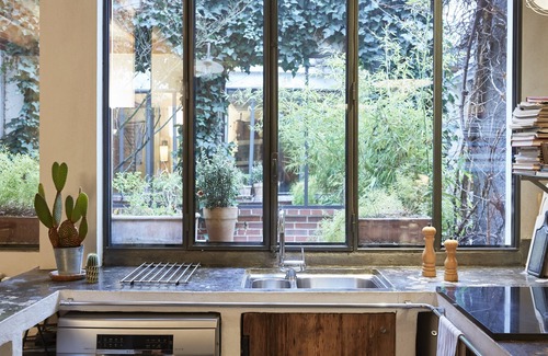 Hopital Saint-Louis Appartement | Chic Spacious Quiet House 125m2 Terrace Heart of Paris Canal St Martin 2 BR A/C