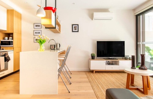 South Melbourne Appartement | Chic Sth Melbourne Appartement avec immense cour privée