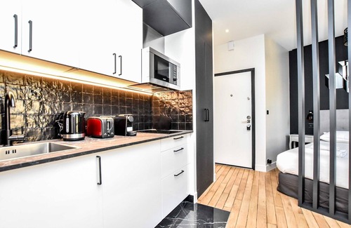 Chaussee-d'Antin Appartement | Studio chic avec jacuzzi - 2P - proche Palais Garnier