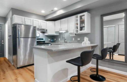 Tri-Taylor Copropriété | Chicago 1BR Condo w Free Gated Parking & Highspeed Internet