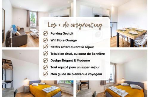 Bonnieres-sur-Seine Appartement | CHICHEN ITZA - Self Checkin Automatique - Netflix - 15 min Giverny