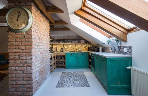 Prague 1 Appartement | Détendez-vous dans le fauteuil suspendu dans un loft Boho-Chic - 6 personnes