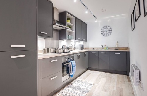 Bordesley Maison | Chrome Homes - New 1 Bed City Centre Wi-Fi/SmartTV