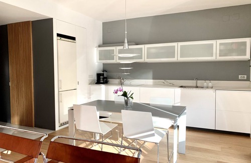 La Vila Olimpica del Poblenou Appartement | Appartement central à 50 m de la plage, terrasse, jardin, WIFI et parking