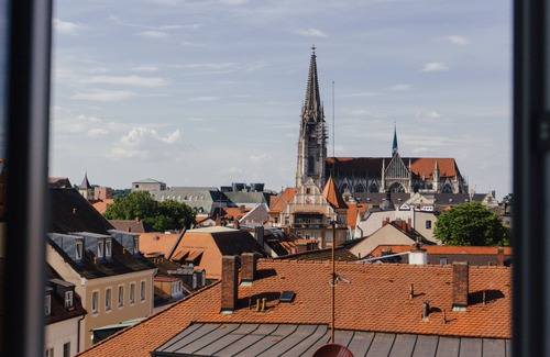 City Centre Regensburg Appartement | lit Höchstgelegenstes de la vieille ville