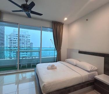 Downtown George Town Appartement | City View & Sea View Mansion One Gleneagles Gurney Komtar George Town by Cozy Cottage Haven