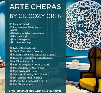 Taman Midah Appartement | CK Cozy Crib at Arte Cheras